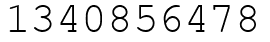 Число 1340856478.