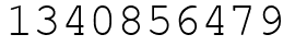 Число 1340856479.