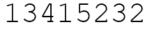 Число 13415232.