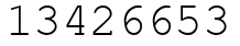 Число 13426653.