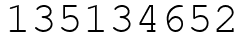Число 135134652.