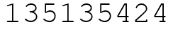 Число 135135424.
