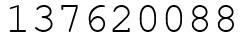 Число 137620088.