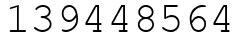 Число 139448564.