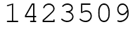 Число 1423509.
