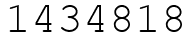 Число 1434818.