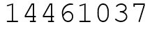 Число 14461037.