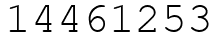 Число 14461253.