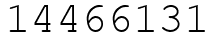 Число 14466131.