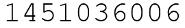Число 1451036006.