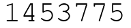 Число 1453775.