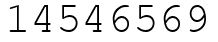 Число 14546569.
