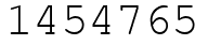 Число 1454765.
