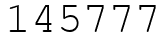 Число 145777.