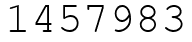 Число 1457983.