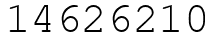Число 14626210.