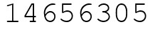 Число 14656305.