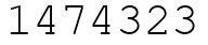 Число 1474323.