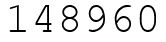 Число 148960.