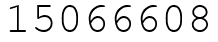 Число 15066608.