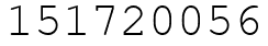 Число 151720056.