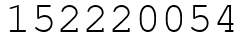 Число 152220054.