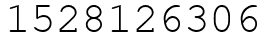 Число 1528126306.