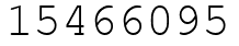 Число 15466095.