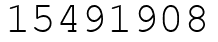 Число 15491908.