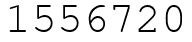 Число 1556720.