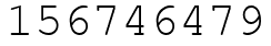 Число 156746479.