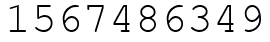 Число 1567486349.