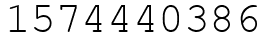 Число 1574440386.