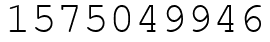 Число 1575049946.