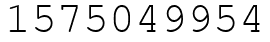 Число 1575049954.