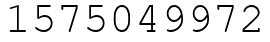 Число 1575049972.