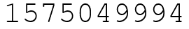 Число 1575049994.