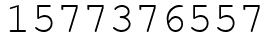 Число 1577376557.
