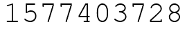 Число 1577403728.