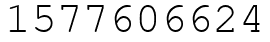 Число 1577606624.