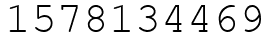 Число 1578134469.