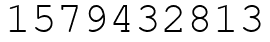 Число 1579432813.