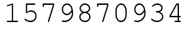Число 1579870934.