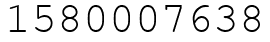 Число 1580007638.