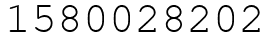 Число 1580028202.