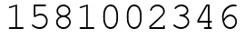 Число 1581002346.