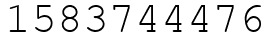 Число 1583744476.