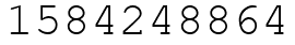 Число 1584248864.