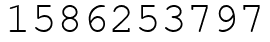 Число 1586253797.