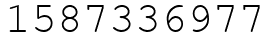 Число 1587336977.